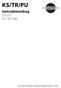 KS/TR/PU. Instruktionsbog DK