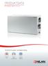Produktdata. Comfort 300 by nilan. Ventilation & passiv varmegenvinding. Passiv varmegenvinding. <325 m 3 /h