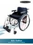 ADL Dalton Manuelle fastrammekørestole til hverdagsbrug