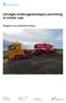 Udvalgte landbrugskøretøjers påvirkning af mindre veje
