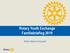 Rotary Youth Exchange Familiebriefing Multi District Denmark