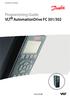 Programming Guide VLT AutomationDrive FC 301/302