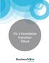 ITIL 4 Foundation Transition Tilbud