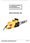 DK Betjeningsvejledning UK User Manual DE Benutzerhandbuch Smart Chainsaw 100