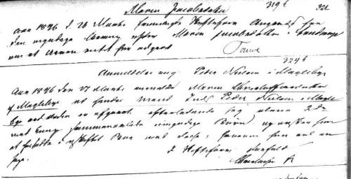 Datteren Ane Kirstine Pedersdatter bliver allerede født 20. marts 1840. Datteren Ellen Marie bliver født 22/12-1842 og døbt i Magleby kirke. I Lægdsrullen står at Peder opholder sig i Borreby i 1842.