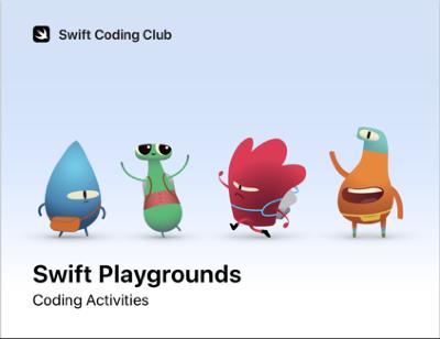 Hent Swift Playgrounds: Learn to Code 1 & 2 Teacher Guide på engelsk> Kodeprincipper: I hver aktivitet lærer klubmedlemmerne om et grundlæggende kodeprincip, som de så ser nærmere på i