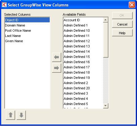 The Users view allows you to sort by ID, user name, first name, or last name. Each of these is treated as a separate Users view for which you can determine the column display and order.