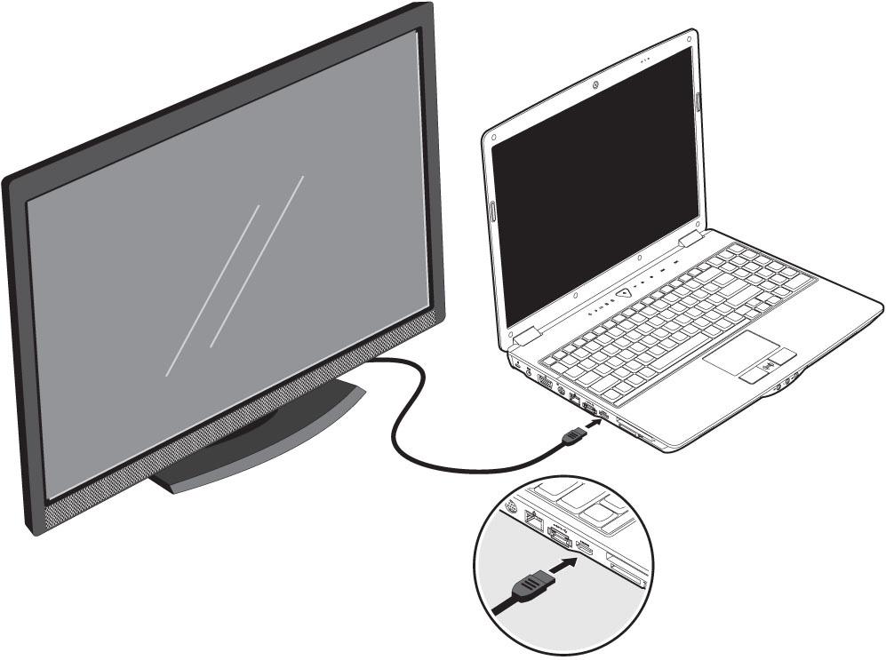 Som alternativ kan du anvende den digitale HDMI-tilslutning (High Definition Multimedia Interface) (22) til overførsel af billed- og lydsignaler. 3.