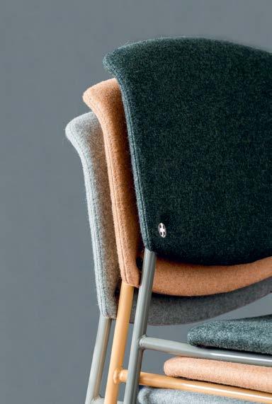// The Pause chair is designed to appear just as beautiful from the front as from behind.