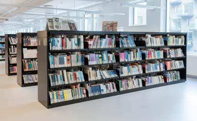 FOREG biblioteksreoler leveres i fl ere udformninger, materialer og størrelser, der