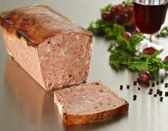 Fransk Andepaté med peber 3302 1,7 2 kg DEN MILDE PEBERSMAG I Frankrig betragtes andekød som en særlig skat, kulinarisk set.
