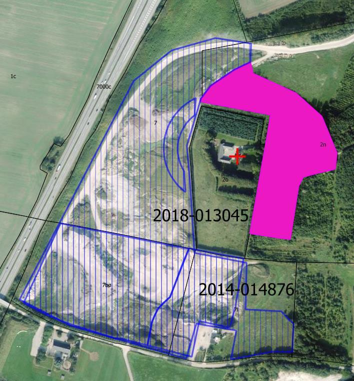 Projektets placering og arealbehov i ha Placering: på del af matr. nr. 2n, Bonderup Gde, Ellidshøj, Hobrovej 870, 9230 Svenstrup, Aalborg Kommune. Det ansøgte område er ca.