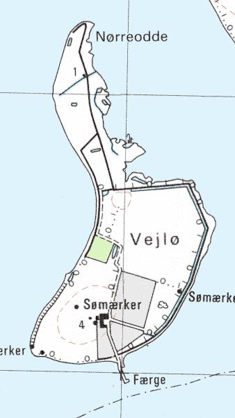 Vejlø Kommune: Ravnsborg Lokalitetsnr: 379801 Lokalitetstype: Strandeng Klassifikation: K1 Ejer: Privat Dækning: Y2 UTM E: 632040 UTM N: 6080420 : Michael Thelander 12/96 Beboet ø.