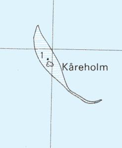 Kåreholm Kommune: Rudbjerg Lokalitetsnr: 381802 Lokalitetstype: Strandoverdrev Klassifikation: K3 Ejer: Privat Dækning: Y2 UTM E: 632000 UTM N: 6077870 Ubeboet holm.