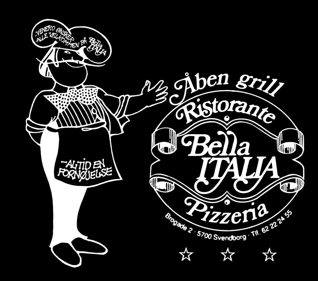 Pizza Bellezza Tomat, mozzarella, tunfisk, rejer, kogt æg og løg...kr. 148,- 67. Rebecca Tomat, mozzarella, bacon, skinke, parmaskinke løg og chili...kr. 138,- 71.