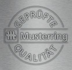 Attested quality with the Musterring furniture quality passport. Tested quality is one of our many strong points.
