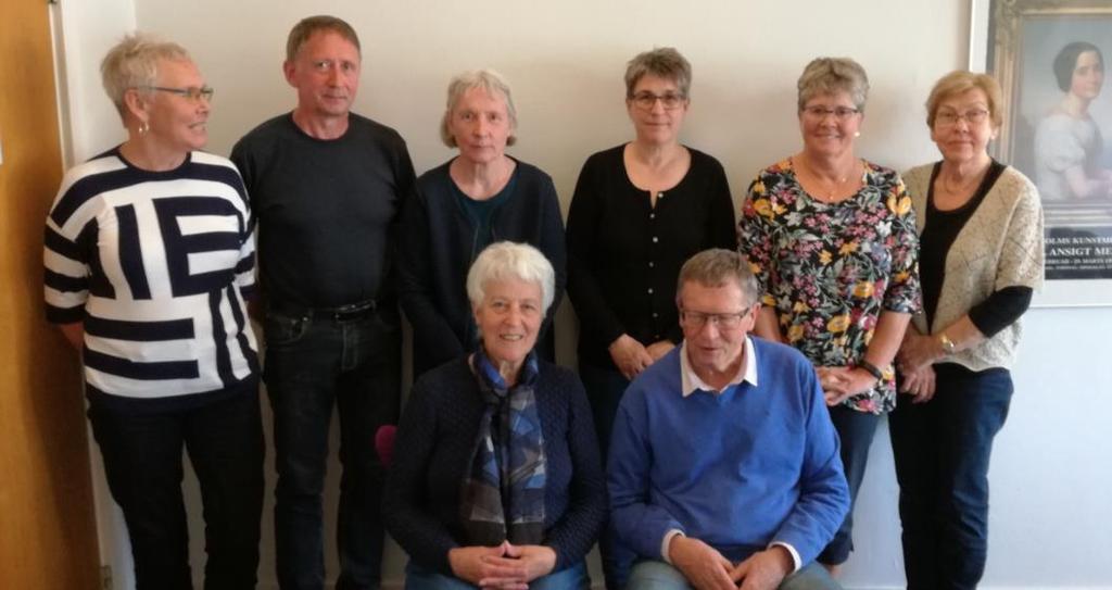 Parkinsonforeningen Bornholms bestyrelse 2019 Foto fra det konstituerende bestyrelsesmøde den 24.