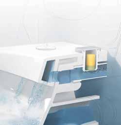 DirectFlush-toilettet med ViFresh samt de innovative overfladebehandlinger CeramicPlus og AntiBac skaber den perfekte hygiejneløsning.