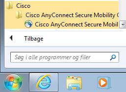 9 Der popper også dette vindue op, og der kommer et lille Cisco-ikon med en hængelås nederst til højre i proceslinjen (klik evt.