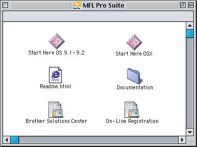 Trin 2 For Mac OS 9.1 til 9.2 Vigtigt! Kontrollér, at du har udført instruktionerne fra trin 1 Opsætning af maskinen på side 4-11. 1 Træk netstikket til maskinen ud af stikkontakten.