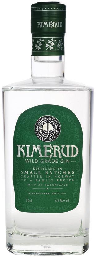 Kimerud KIMERUD AS blev etableret i 2007. Deres destilleri er placeret på Kimerud gård, der går tilbage til 1785.