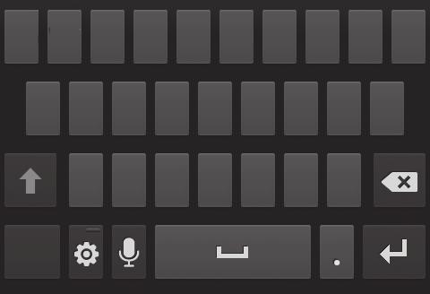 Indtaste tekst med Samsung-tastaturet Vælg Typer af stående tastatur og vælg en tekstindtastningsmetode.