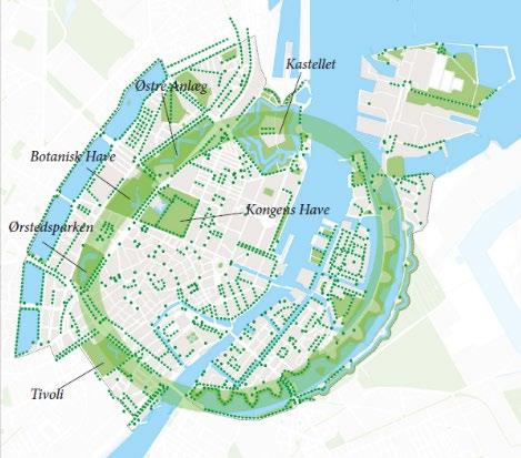 mellemstore grønne områder også gennemført en mere generel analyse af potentialerne for at udvikle Københavns grønne struktur.