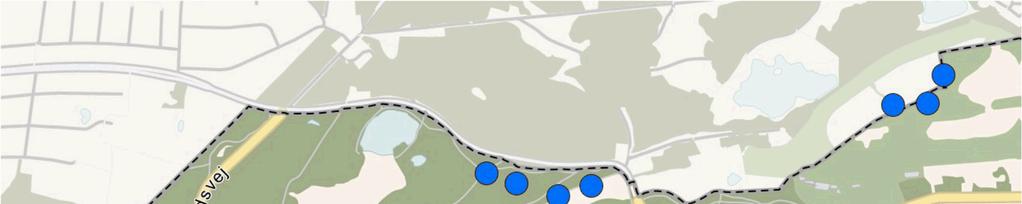 Ermelunden og Galopbanen kildepladser: Kildeskoven og Bregnegården kildepladser: Angiv størrelse på fredningsbælte (radius): 3 * Alle