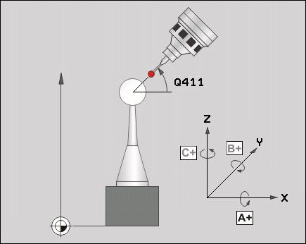 4.1 Kinematik-opmåling med tastsystemen TS (option kinematicsopt) OPMÅLE KINEMATIK (tastsystem-cyklus 451, DIN/ISO: G451, Option) Med tastsystem-cyklus 451 kan De kontrollere kinematik en på Deres