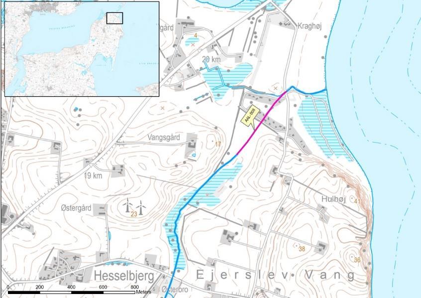 Baggrund Den udpegede indsats, AAL-508, åbning af rørlægning i Sejerslev Bæk, er omfattet af Vandområdeplan Jylland-Fyn (2015-2021).