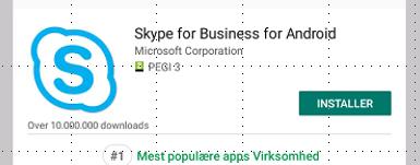 fra Guldborgsund Kommune. Søg efter Skype for Business og klik på ikonet.