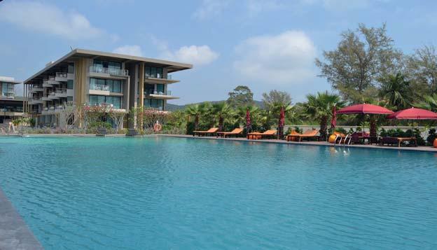 Resortet har hele 2 swimmingpools, den ene af dem beach resort.