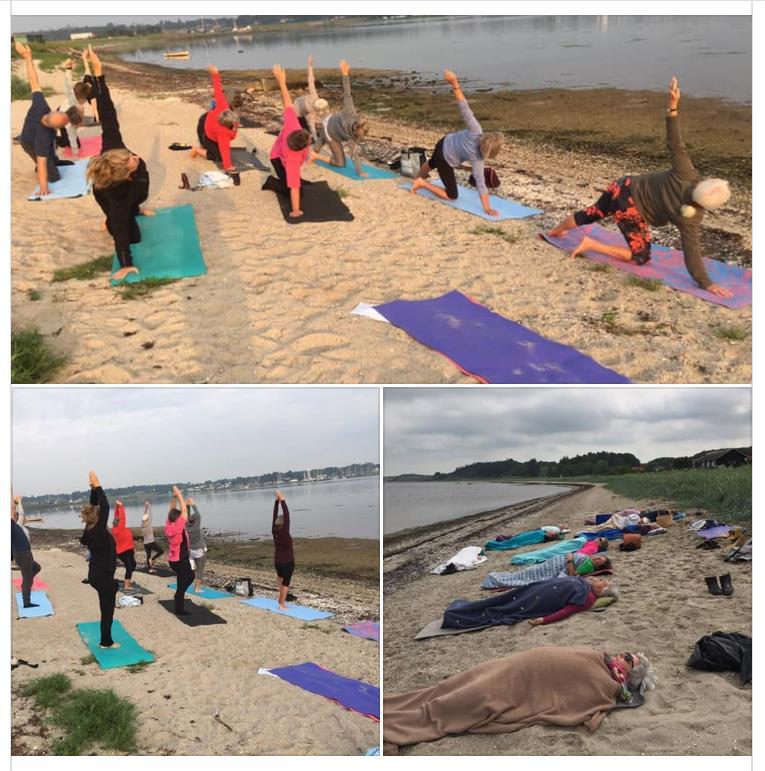 4 nye omgange Strandyoga i Sundstrup i august måned. Tove Frederiksen oplyser, at det har været en sand fornøjelse at undervise til strand yoga i Sundstrup.