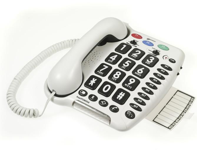 PowerTel 700 Trådløs forstærkertelefon med indbygget teleslynge. PowerTel 700 er en trådløs forstærkertelefon med indbygget teleslynge. Telefonen har kraftig lyd og minimal forvrængning.