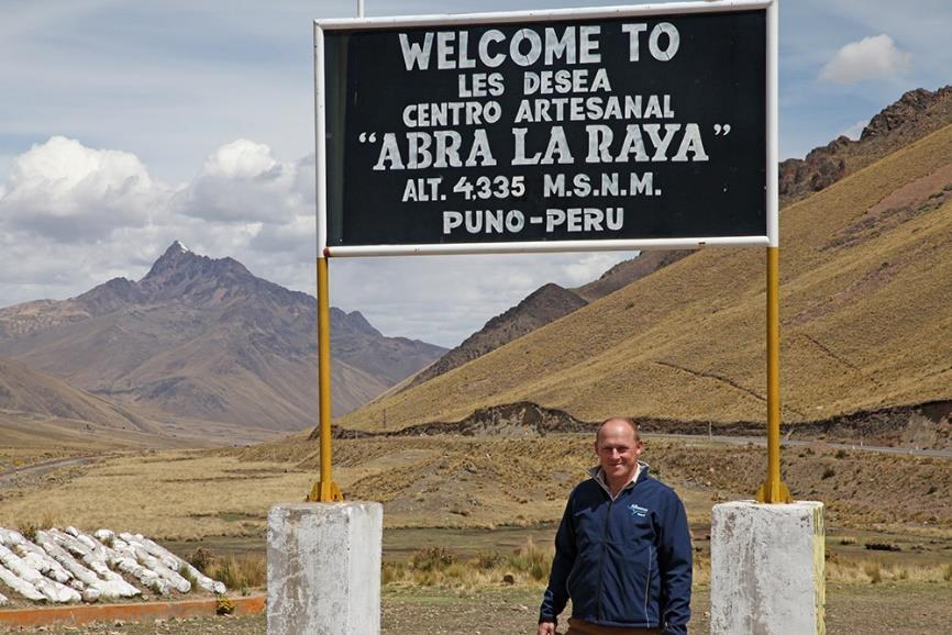Passet la Raya i 4.335 meters højde. Casona Plaza Hotel Jiron Puno 280, Cercado, Puno https://casonaplazahoteles.