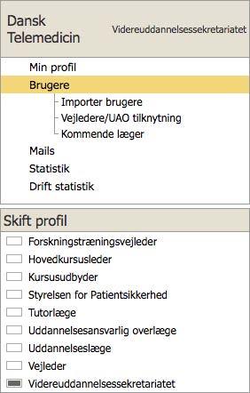 visningen/ brugergrænsefladen af logbog.net.