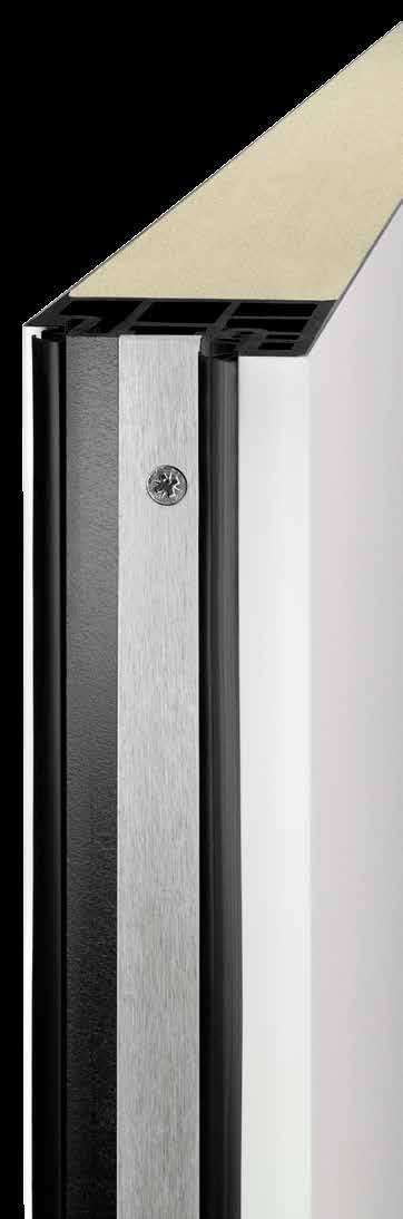 PROGRAMOVERSIGT Stål- / aluminiumhoveddør Thermo65 UD-værdi ned til 0,87 W/(m² K)* RC 2 Certificeret sikkerhed Som ekstra udstyr Thermo65-dørene i høj kvalitet harmonerer optimalt med indvendige døre