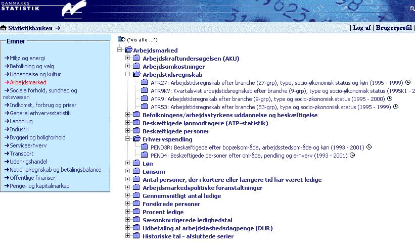 4 2002:6 Indstillinger: Som registreret bruger kan du under brugerprofil gå ind og ændre på dine indstillinger. Du finder Brugerprofil i øverste højre hjørne.