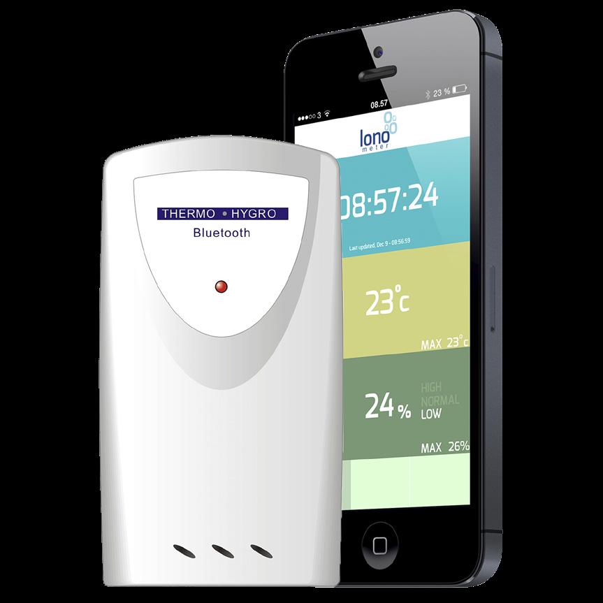 VENTUS Bluetooth vejrstation W030 Bluetooth 4.0 termometer og hygrometer til din Smartphone / tablet.