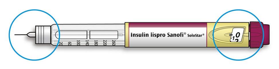 Hvis der ikke kommer insulin ud efter den tredje gang, kan nålen være tilstoppet. Hvis dette sker: - udskift nålen (se TRIN 6 og TRIN 2), - gentag sikkerhedstesten (TRIN 3).