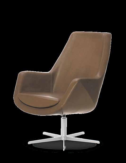 / 94 SL 406 designer-lænestolen er smuk at se på, skøn at sidde i, og den giver indretningen