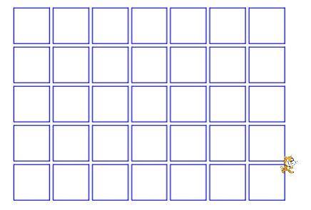 Opgave 2C: Udskæring eller stansning af cirkler I denne figur er der syv kvadrater, der