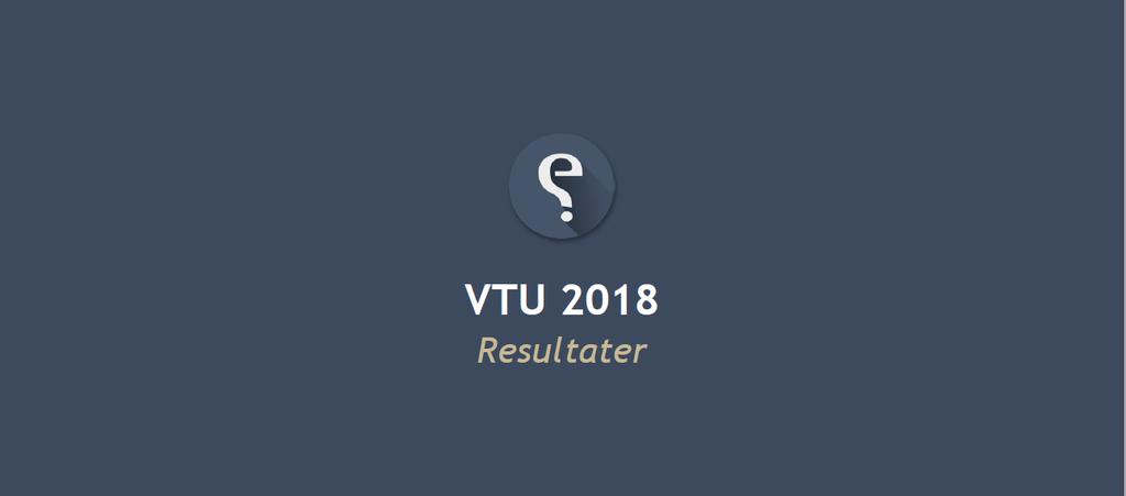 VTU 2018 resultater fra tidl.