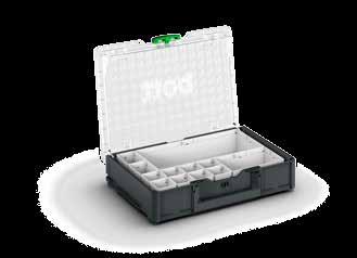 Kuffertsystemer Systainer³ Organizer M + L Systainer³ Organizer med smådeleboxe Kuffertsystemer Systainer³ Organizer M + L praktisk og robust systemkuffert til sikker og ordentlig opbevaring og
