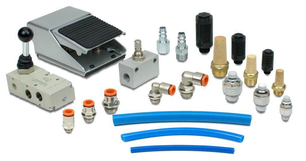Copenhagen Vibrator Products Pneumatiske Fittings Som en naturlig del af sortimentet, kan vi leverer alle typer relevante pneumatiske komponenter som anvendes i forbindelse med vores pneumatiske