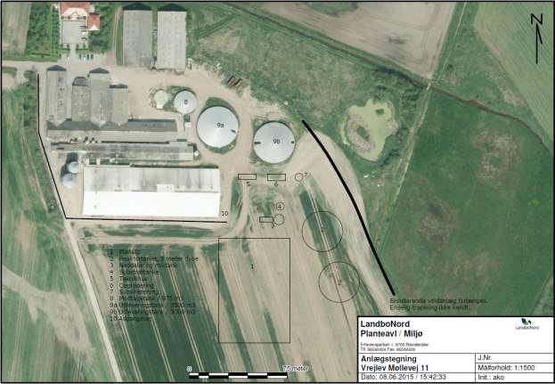 1. ANSØGNING OG GENEREL INFORMATION Vrejlev Landbrug ApS har den 14.04.2015 ansøgt om etablering af et gårdbiogasanlæg på Vrejlev Møllevej 11, 9760 Vrå.