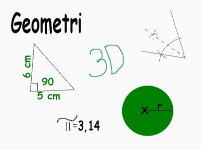 Periode Emne Mål Materiale og aktiviteter Uge 33-40 Geometri: Vinkler, trekanter, firkanter, polygoner,