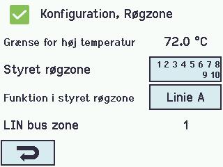 14.5 Røgzone Konfiguration af master-slave- og kontrolzoner. Konfiguration af forskellige åbningsbegrænsninger af vinduerne ved alarm.