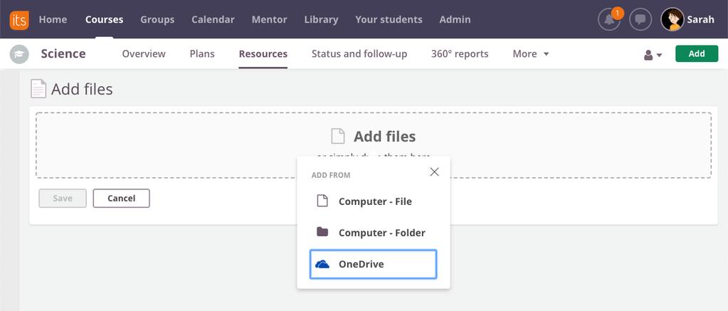 Skabeloner: Lav en separat kopi af et Officeopgaveark for hver studerende