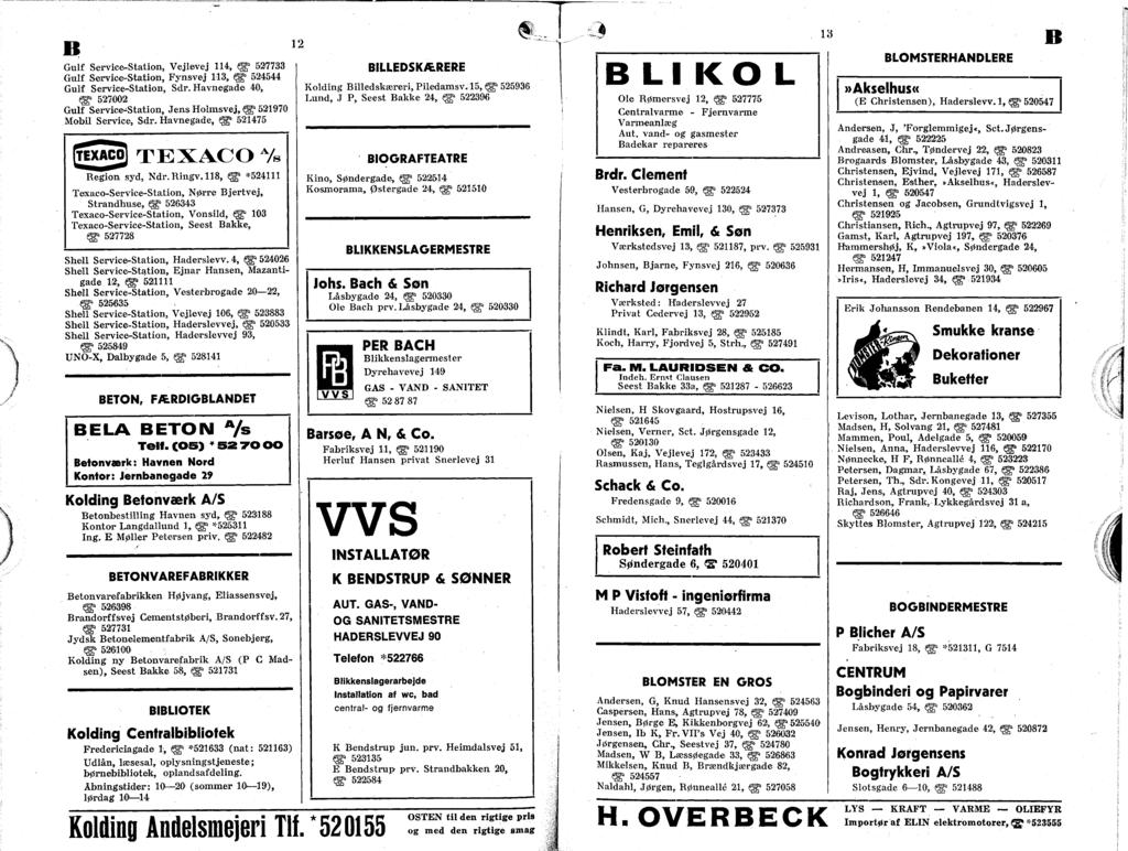 Kolding Vejviser Redaktion og ekspedition: Konrad Jørgensens Bogtrykkeri  A/S Slotsgade 6 10, g? * Optagelser og forandringer modtages hele året -  PDF Free Download